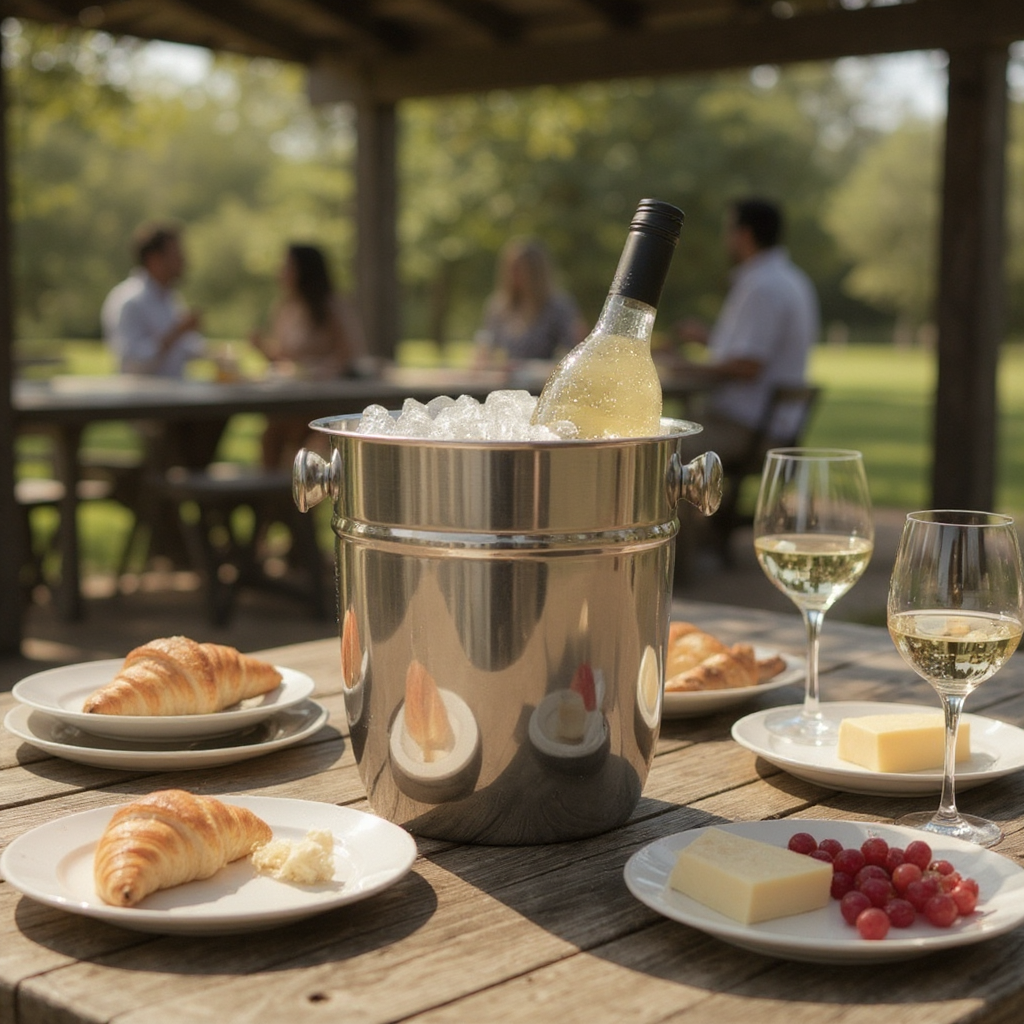 AURANACS® Bahia | Champagnerkühler aus Edelstahl